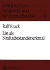 List ALS Straftatbestandsmerkmal cover