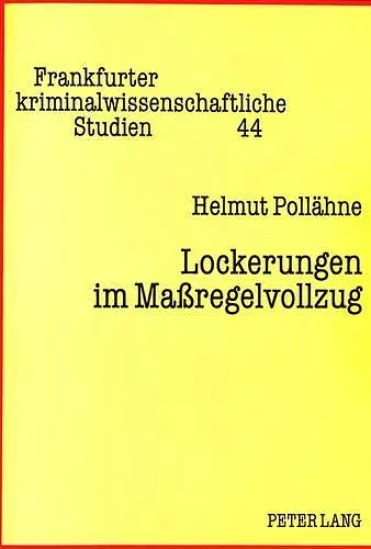 Lockerungen Im Maßregelvollzug cover