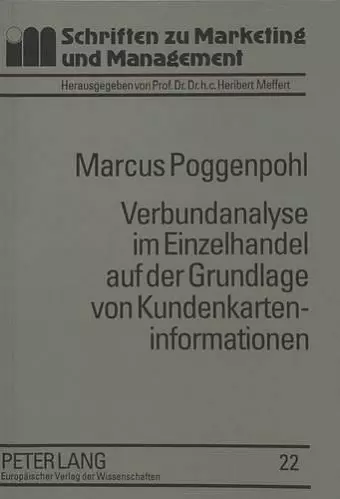 Verbundanalyse Im Einzelhandel Auf Der Grundlage Von Kundenkarteninformationen cover