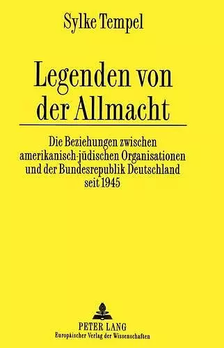 Legenden Von Der Allmacht cover