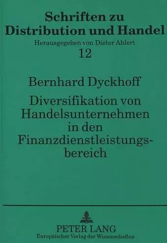 Diversifikation Von Handelsunternehmen in Den Finanzdienstleistungsbereich cover