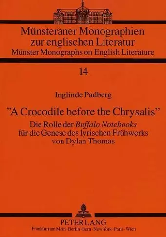 «A Crocodile before the Chrysalis» cover