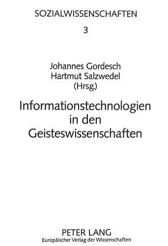 Informationstechnologien in Den Geisteswissenschaften cover