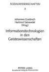 Informationstechnologien in Den Geisteswissenschaften cover