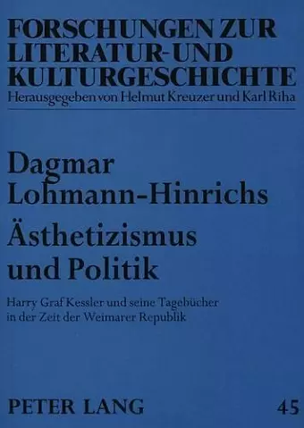 Aesthetizismus Und Politik cover