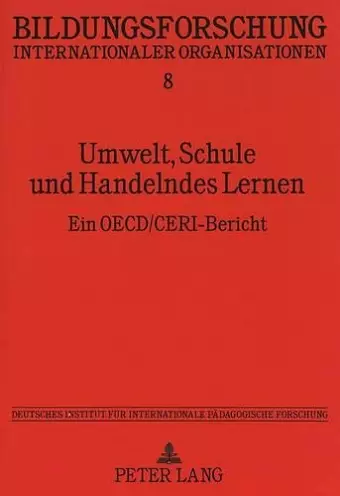 Umwelt, Schule Und Handelndes Lernen cover