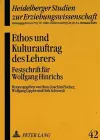 Ethos Und Kulturauftrag Des Lehrers cover