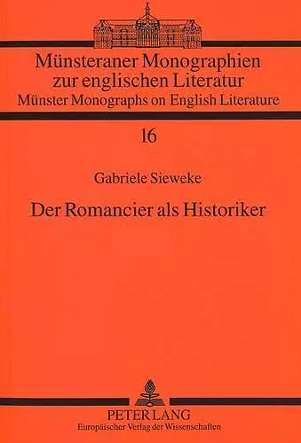 Der Romancier ALS Historiker cover