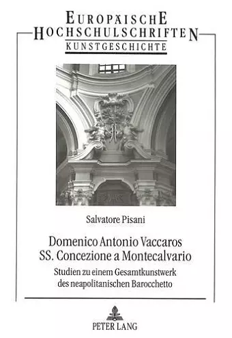 Domenico Antonio Vaccaros Ss. Concezione a Montecalvario cover