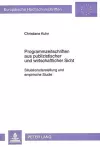 Programmzeitschriften Aus Publizistischer Und Wirtschaftlicher Sicht cover