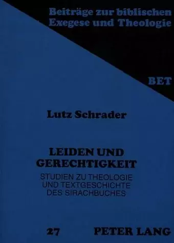 Leiden Und Gerechtigkeit cover