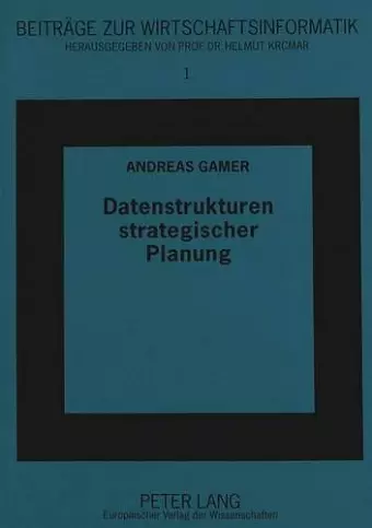 Datenstrukturen Strategischer Planung cover