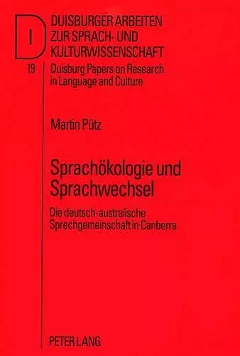 Sprachoekologie Und Sprachwechsel cover