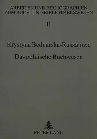 Das Polnische Buchwesen cover