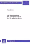 Die Harmonisierung Des Umweltschutzes in Der Europaeischen Union cover