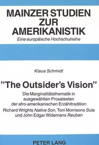 «The Outsider's Vision» cover