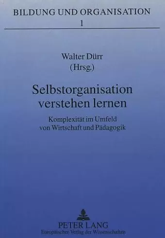 Selbstorganisation Verstehen Lernen cover