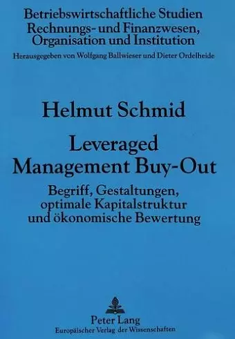 Leveraged Management Buy-Out cover