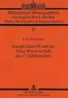 Joseph Glanvill Und Die Neue Wissenschaft Des 17. Jahrhunderts cover