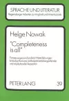 «Completeness Is All» cover