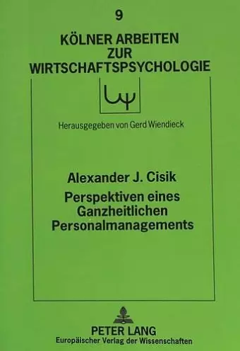 Perspektiven Eines Ganzheitlichen Personalmanagements cover