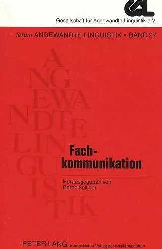 Fachkommunikation cover