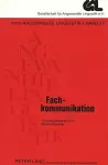 Fachkommunikation cover