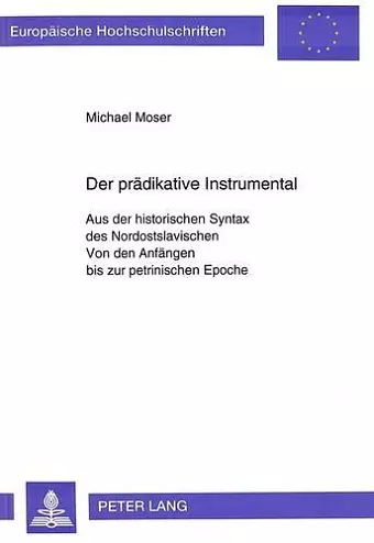 Der Praedikative Instrumental cover