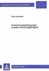 Entwicklungsbedingungen Sozialer Handlungsfaehigkeit cover