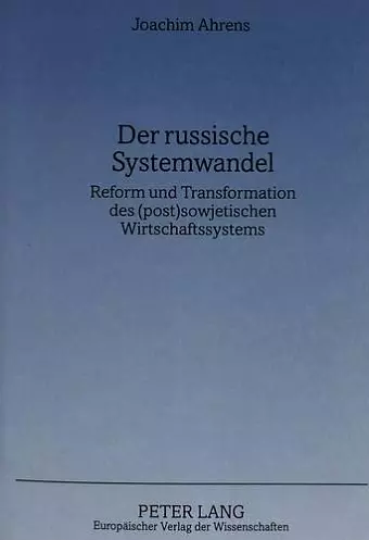 Der Russische Systemwandel cover