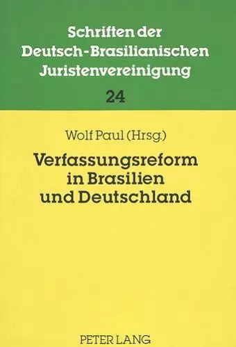 Verfassungsreform in Brasilien Und Deutschland cover