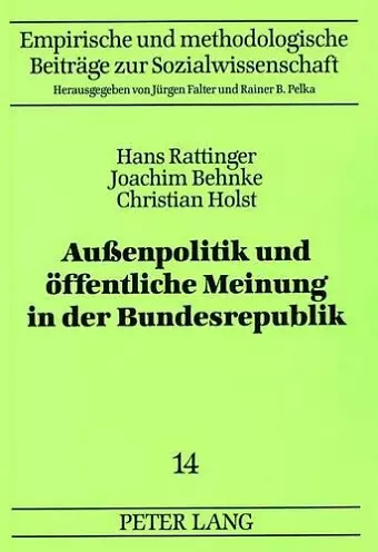 Außenpolitik Und Oeffentliche Meinung in Der Bundesrepublik cover