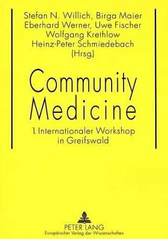 Community Medicine cover