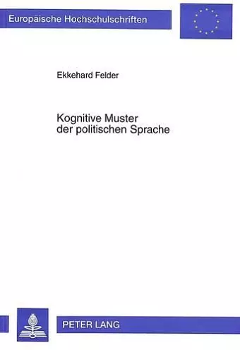 Kognitive Muster Der Politischen Sprache cover