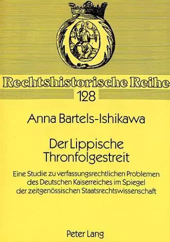 Der Lippische Thronfolgestreit cover