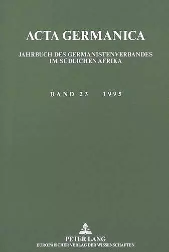 ACTA Germanica cover