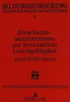 Erwachsenenanalphabetismus Und Wirtschaftliche Leistungsfaehigkeit cover