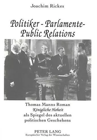 Politiker - Parlamente - Public Relations cover