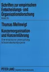 Konzernorganisation Und Konzernfuehrung cover