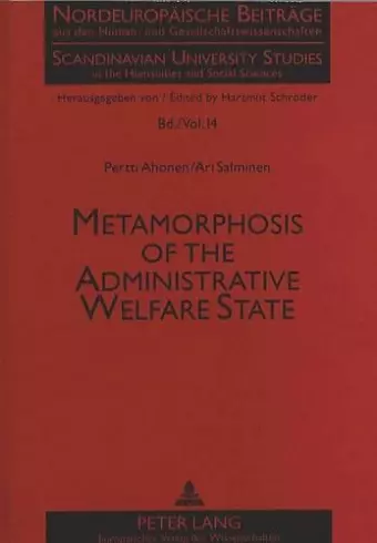 Metamorphosis of the Administrative Welfare State cover