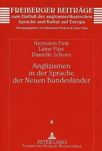 Anglizismen in Der Sprache Der Neuen Bundeslaender cover