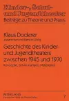 Geschichte Des Kinder- Und Jugendtheaters Zwischen 1945 Und 1970 cover