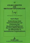 Entwicklung Eines Instrumentariums Zur Erfassung Der Bestimmungsfaktoren Des Umweltbewußtseins Der Mitarbeiter in Betrieblichen Organisationen cover