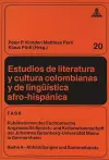 Estudios de Literatura Y Cultura Colombianas Y de Lingueística Afro-Hispánica cover