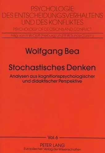 Stochastisches Denken cover