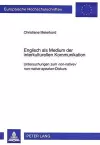 Englisch als Medium der interkulturellen Kommunikation cover