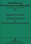 Erfolgsforschung Im Bekleidungseinzelhandel cover