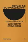 Europapolitik Im Bundestag cover