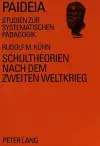 Schultheorien Nach Dem Zweiten Weltkrieg cover