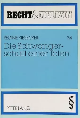 Die Schwangerschaft Einer Toten cover